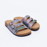 Sandalias planas mujer cómodas con suela ergonómica y estampado moderno