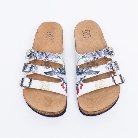 Alternative view of Sandalias planas mujer cómodas con suela ergonómica y estampado moderno