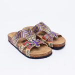 Sandalias planas mujer cómodas con suela ergonómica y estampado moderno