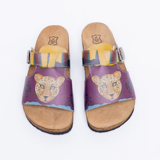 Alternative view of Sandalias planas mujer cómodas con suela ergonómica y estampado moderno