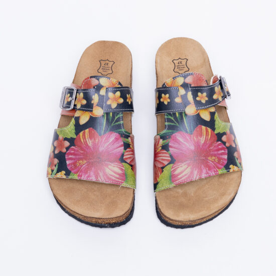 Alternative view of Sandalias planas mujer cómodas con suela ergonómica y estampado moderno