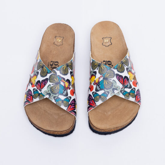 Alternative view of Sandalias planas mujer cómodas con suela ergonómica y estampado moderno