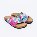 Sandalias planas mujer cómodas con suela ergonómica y estampado moderno