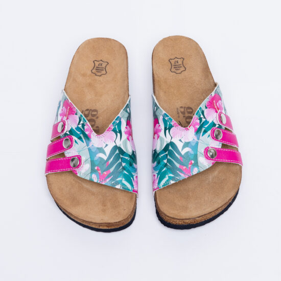 Alternative view of Sandalias planas mujer cómodas con suela ergonómica y estampado moderno