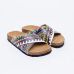 Sandalias planas mujer cómodas con suela ergonómica y estampado moderno