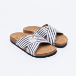 Sandalias planas mujer cómodas con suela ergonómica y estampado moderno