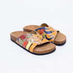 Sandalias planas mujer cómodas con suela ergonómica y estampado moderno