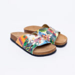 Sandalias planas mujer cómodas con suela ergonómica y estampado moderno