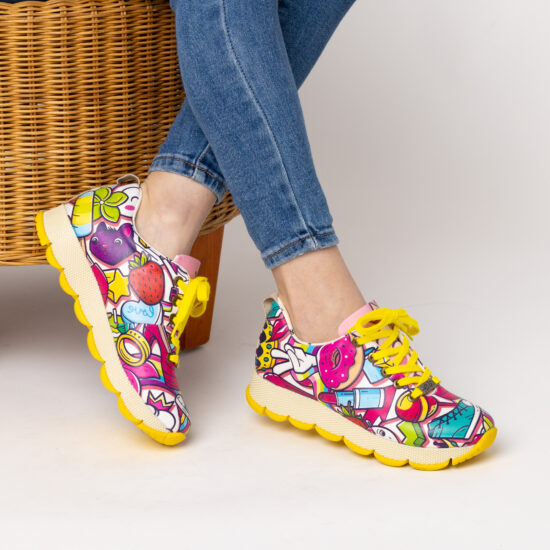 Alternative view of Zapatillas casuales para mujer sin cordones en colores