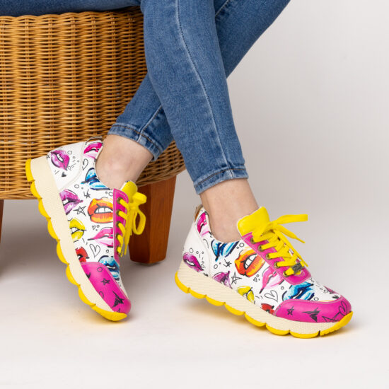Alternative view of Zapatillas casuales para mujer sin cordones en colores