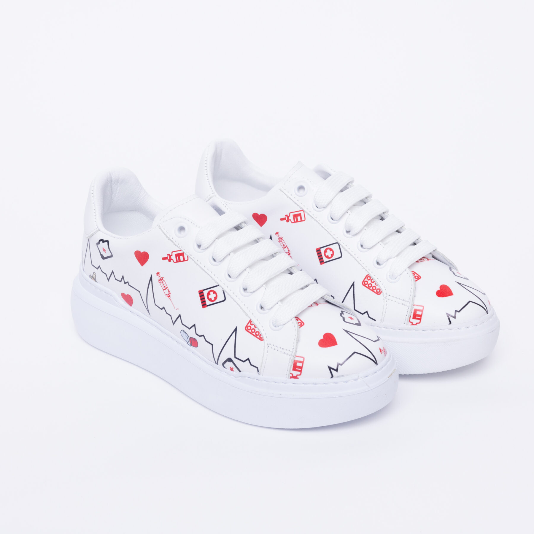Zapatillas sanitarias blancas ultraligeras para trabajo