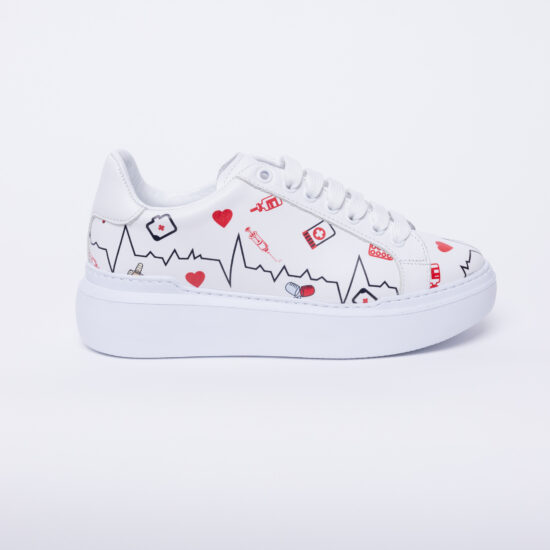 Zapatillas sanitarias blancas ultraligeras para trabajo | TUASOLEA