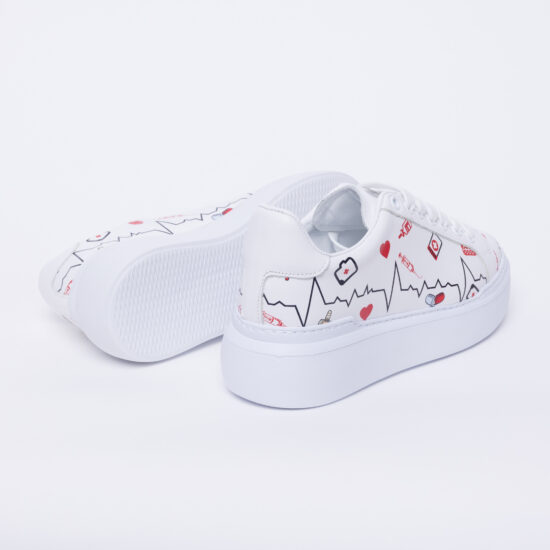 Zapatillas sanitarias blancas ultraligeras para trabajo | TUASOLEA