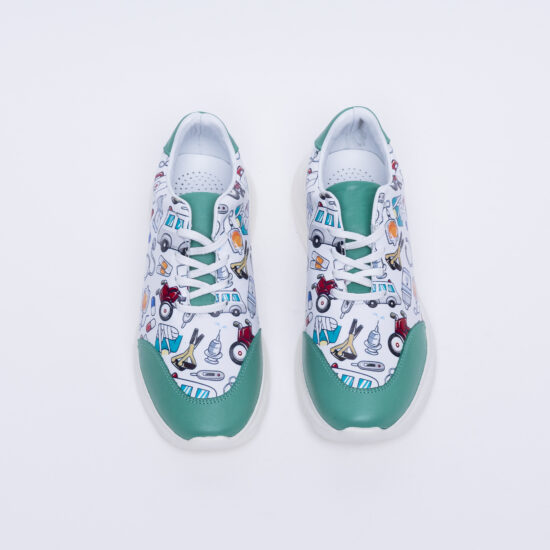 Zapatillas sanitarias ultraligeras con estampado para trabajo | TUASOLEA