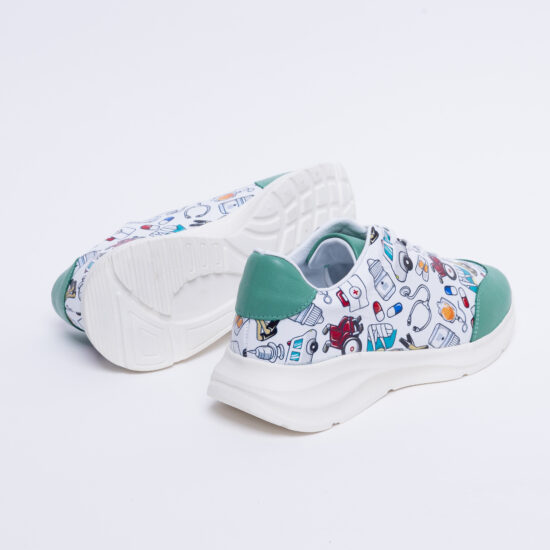 Zapatillas sanitarias ultraligeras con estampado para trabajo | TUASOLEA