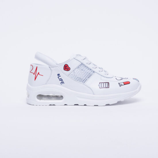 Zapatillas sanitarias blancas ultraligeras para trabajo | TUASOLEA