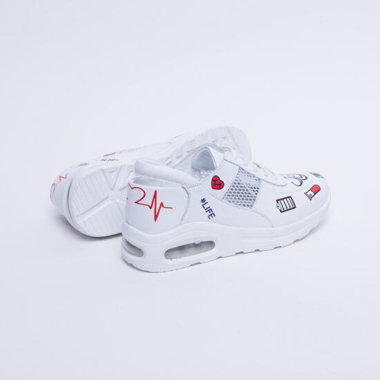 Zapatillas sanitarias blancas ultraligeras para trabajo | TUASOLEA