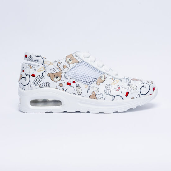 Zapatillas sanitarias blancas ultraligeras para trabajo | TUASOLEA