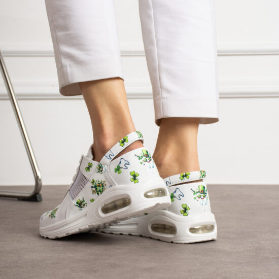 Zapatillas cómodas ultraligeras con estampado para dentistas | TUASOLEA