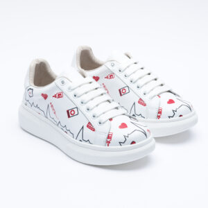 Zapatillas sanitarias blancas ultraligeras para trabajo Zapatos de trabajo mujer Sanitarios