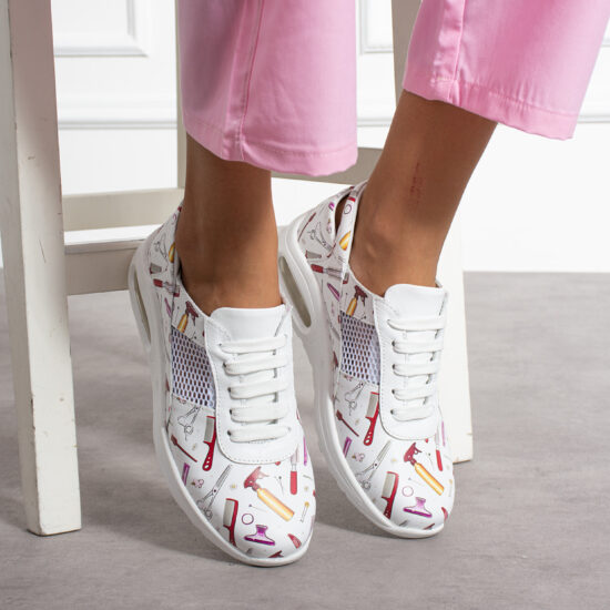 Alternative view of Zapatillas cómodas ultraligeras con estampado para peluqueras