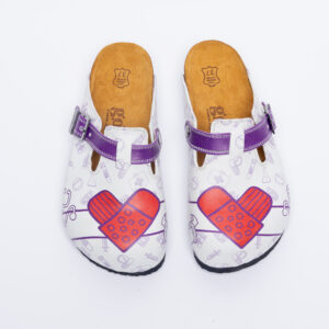 Zuecos sanitarios blancos planos para mujer Zuecos planos mujer Sanitarios