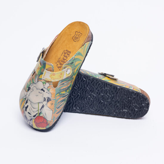 Zuecos planos cómodos para mujer con dibujos | TUASOLEA