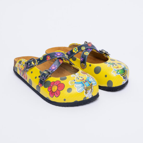 Alternative view of Zuecos planos cómodos para mujer con dibujos