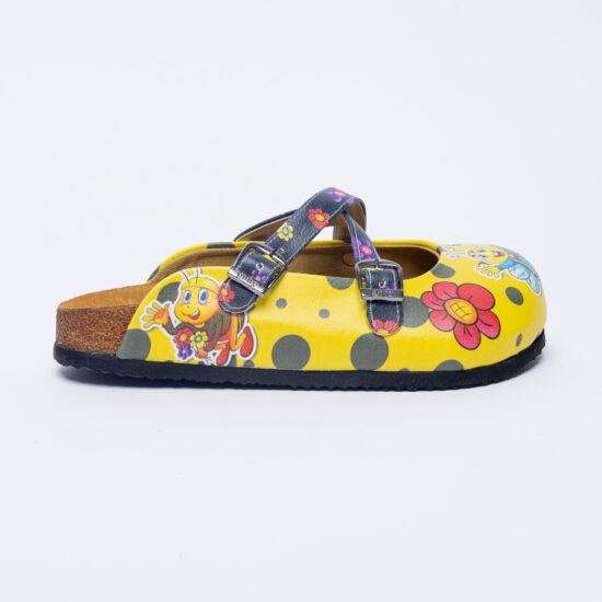 Zuecos planos cómodos para mujer con dibujos | TUASOLEA