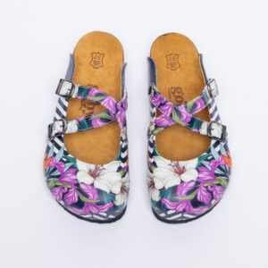 Zuecos planos cómodos para mujer con dibujos Zuecos con dibujos Estampados