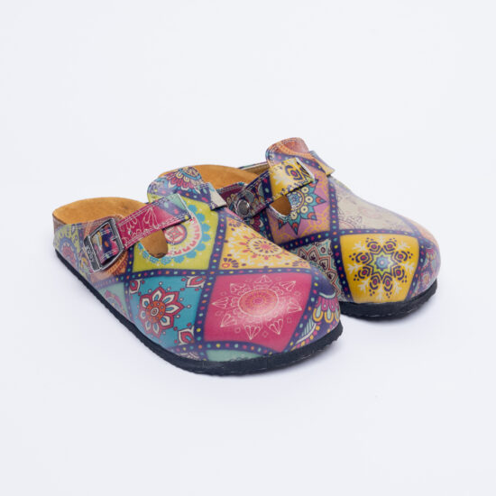 Zuecos planos cómodos para mujer con dibujos | TUASOLEA