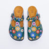 Zuecos planos cómodos para mujer con dibujos Zuecos con dibujos Estampados 2