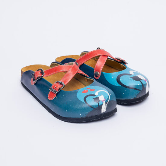 Zuecos planos cómodos para mujer con dibujos | TUASOLEA