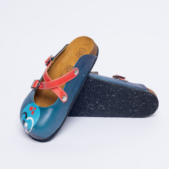 Zuecos planos cómodos para mujer con dibujos | TUASOLEA