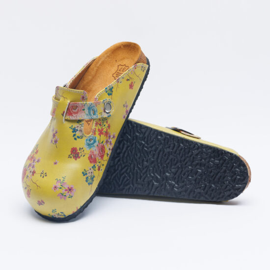 Zuecos planos cómodos para mujer con dibujos | TUASOLEA