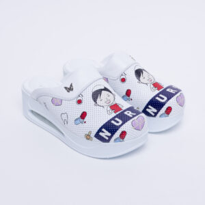 Zuecos de piel con plataforma para enfermeras Zuecos con plataforma mujer Sanitarios