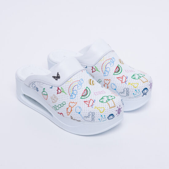 Zuecos de piel con plataforma para maestras | TUASOLEA