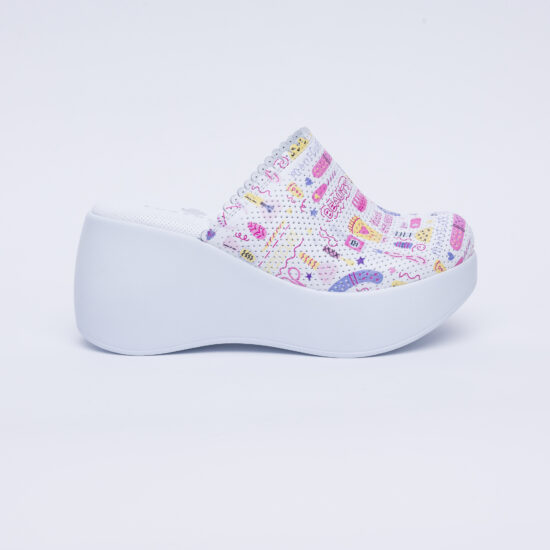 Zuecos de trabajo de piel con plataforma alta para esteticistas | TUASOLEA