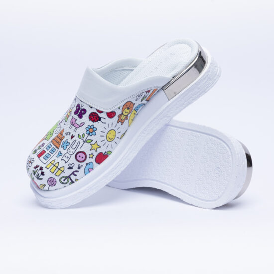 Zuecos cómodos de piel para maestras | TUASOLEA