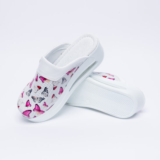 Zuecos de trabajo de piel para mujer con plataforma | TUASOLEA