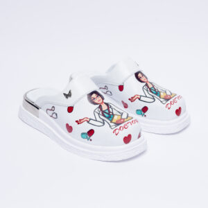 Zuecos sanitarios de piel para médicos Zuecos sanitarios mujer Sanitarios