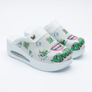 Zuecos de piel con plataforma para dentistas Zuecos con plataforma mujer Dentistas