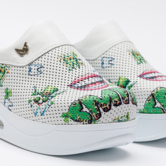 Zuecos de piel con plataforma para dentistas | TUASOLEA