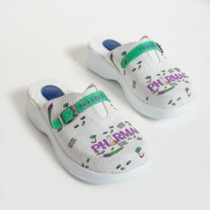 Zuecos cómodos sanitarios de farmacia en piel Zuecos sanitarios mujer Farmacia