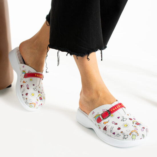 Zuecos cómodos de piel para maestras | TUASOLEA