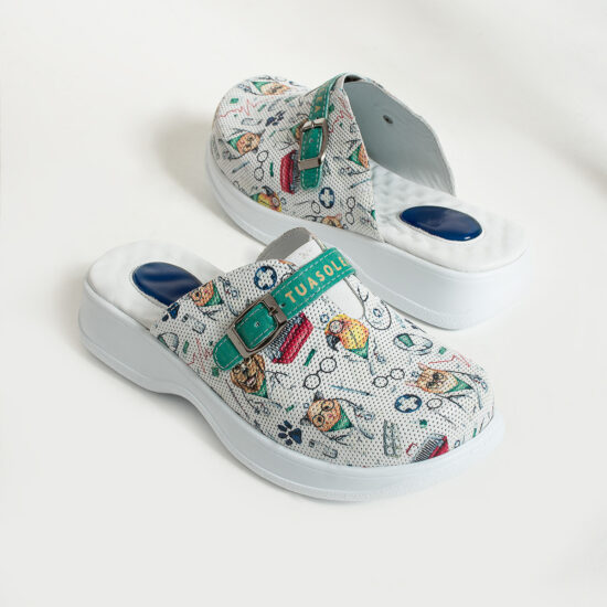 Alternative view of Zuecos de trabajo cómodos de piel para veterinarios