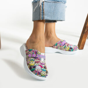 Zuecos cómodos de trabajo con estampado Zuecos sanitarios mujer Estampados