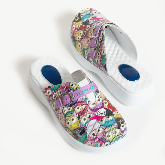 Alternative view of Zuecos cómodos de trabajo con estampado