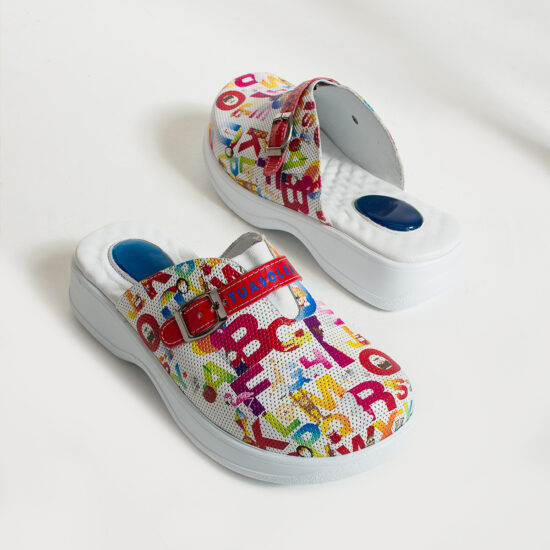 Zuecos de trabajo cómodos de piel para maestras | TUASOLEA