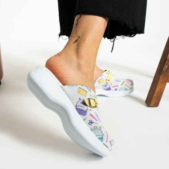 Zuecos de trabajo cómodos de piel para maestras | TUASOLEA